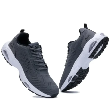 Men's Breathable Running Shoes - Dark Grey