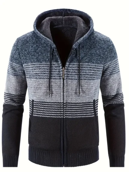 Men's Slight Stretch Knit Sweatshirt - Blue