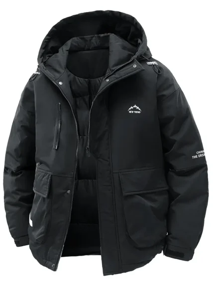 Men's Winter Parka - Stylish Loose-Fit Thick Insulated Jacket