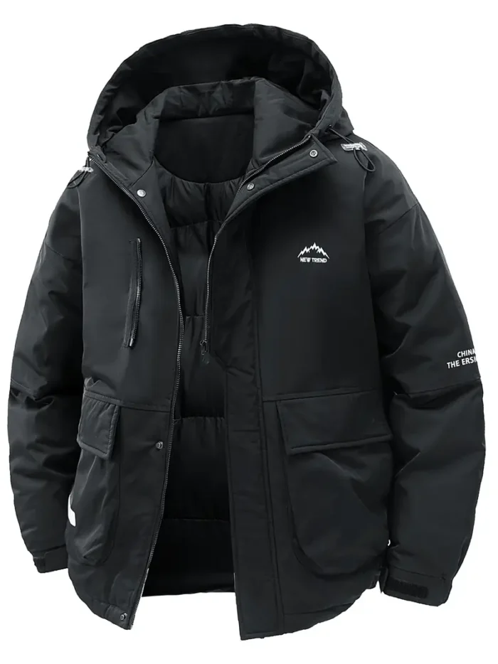 Men's Winter Parka - Stylish Loose-Fit Thick Insulated Jacket